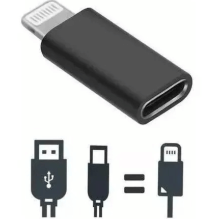 Convertidor USB-C a Lightning